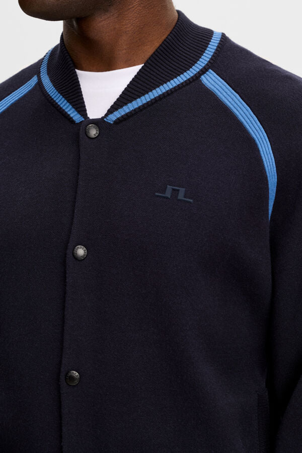 Stanley Jacquard Knit Bomber / JL Navy