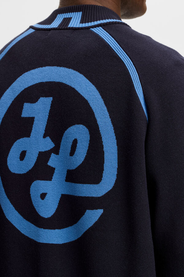 Stanley Jacquard Knit Bomber / JL Navy