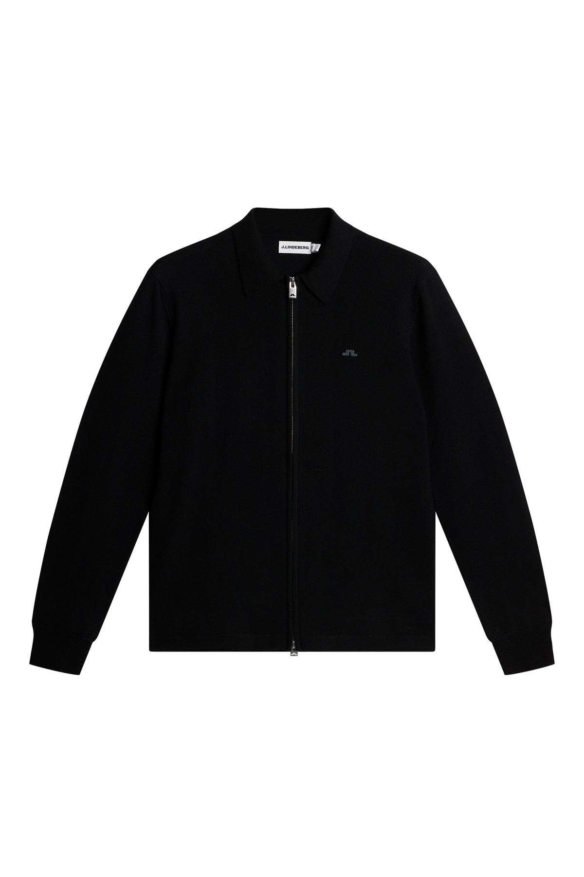 Kaleb Merino Cardigan in Black by J.Lindeberg