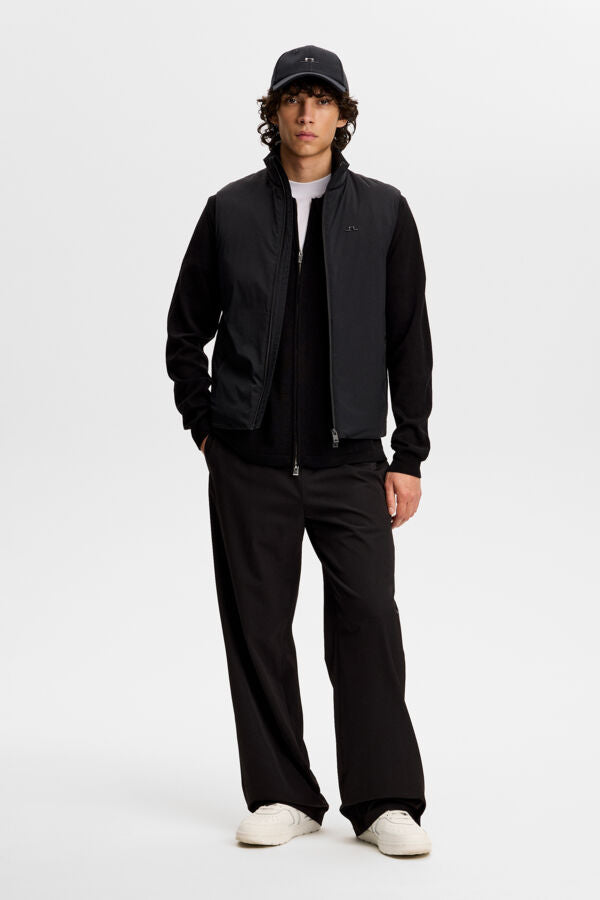 Kaleb Merino Cardigan / Black