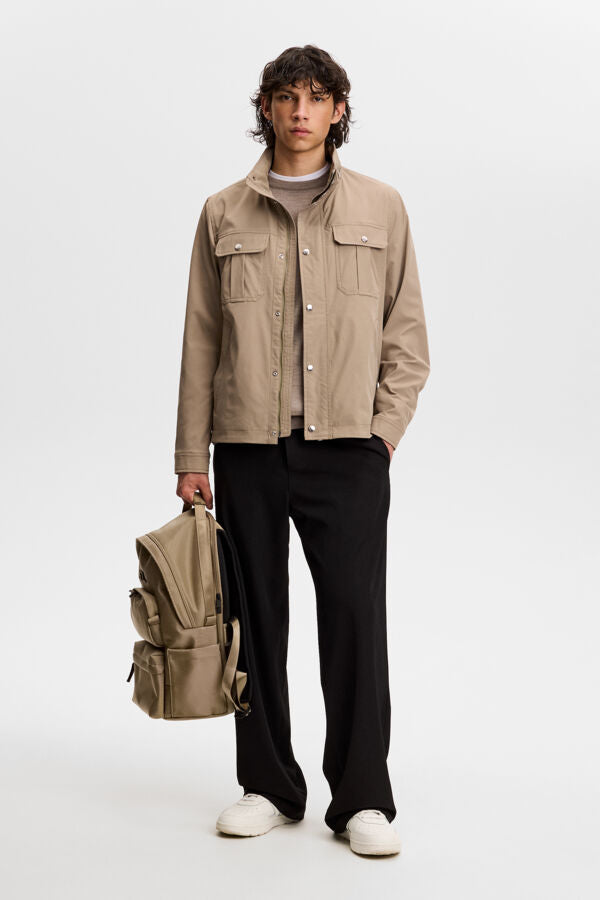 Keane Merino Crew Neck / Brindle Melange