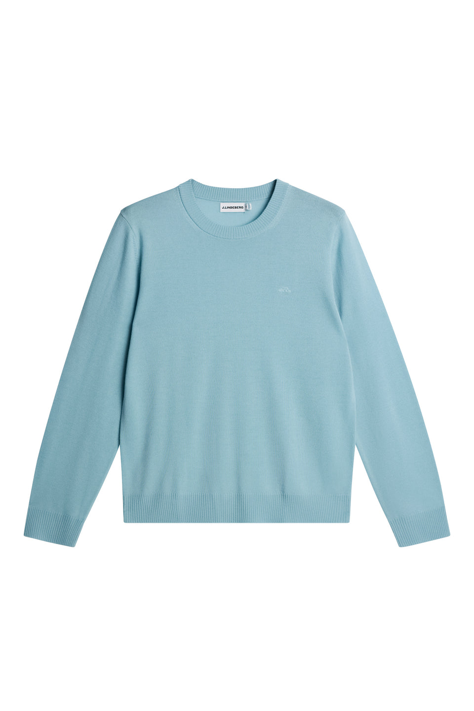 Keane Merino Crew Neck / Forget-Me-Not