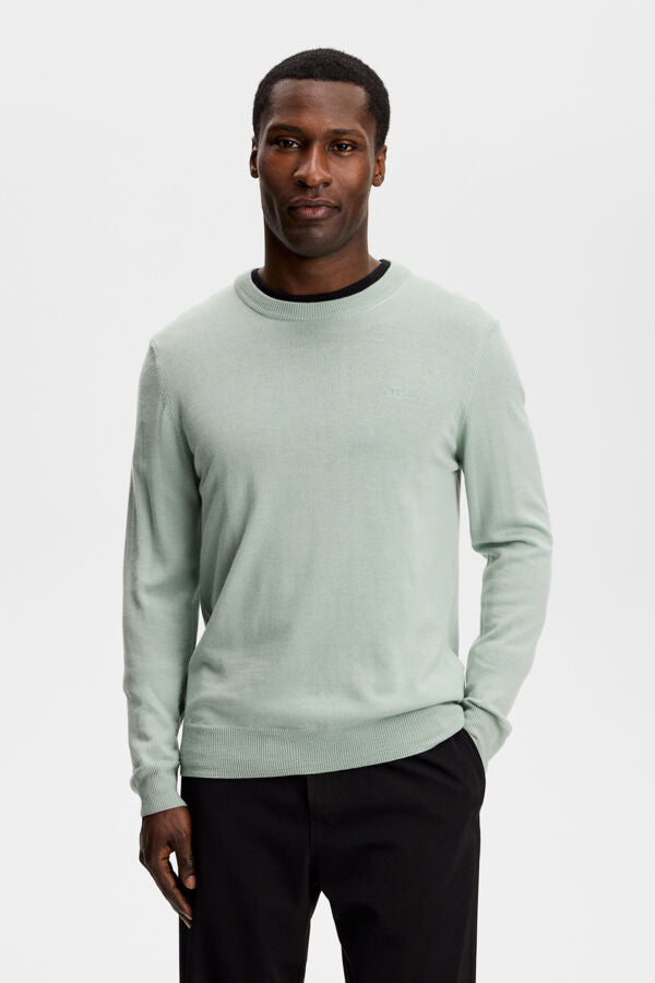 Keane Merino Crew Neck / Jadeite