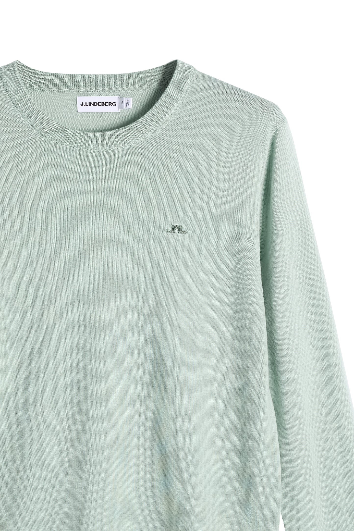 Keane Merino Crew Neck in Jadeite by J.Lindeberg