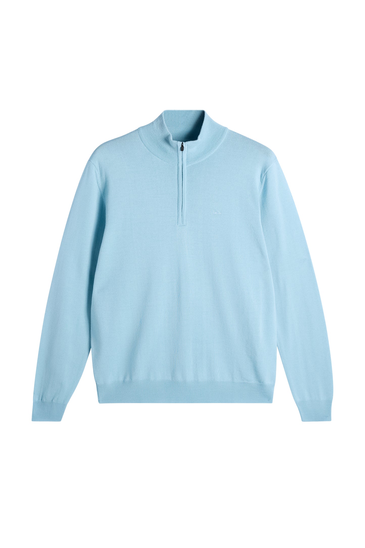 Kiyan Quarter Zip Sweater in Forget-Me-Not by J.Lindeberg