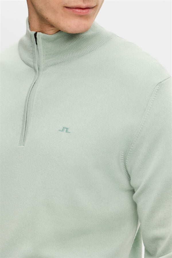 Kiyan Quarter Zip Sweater / Jadeite