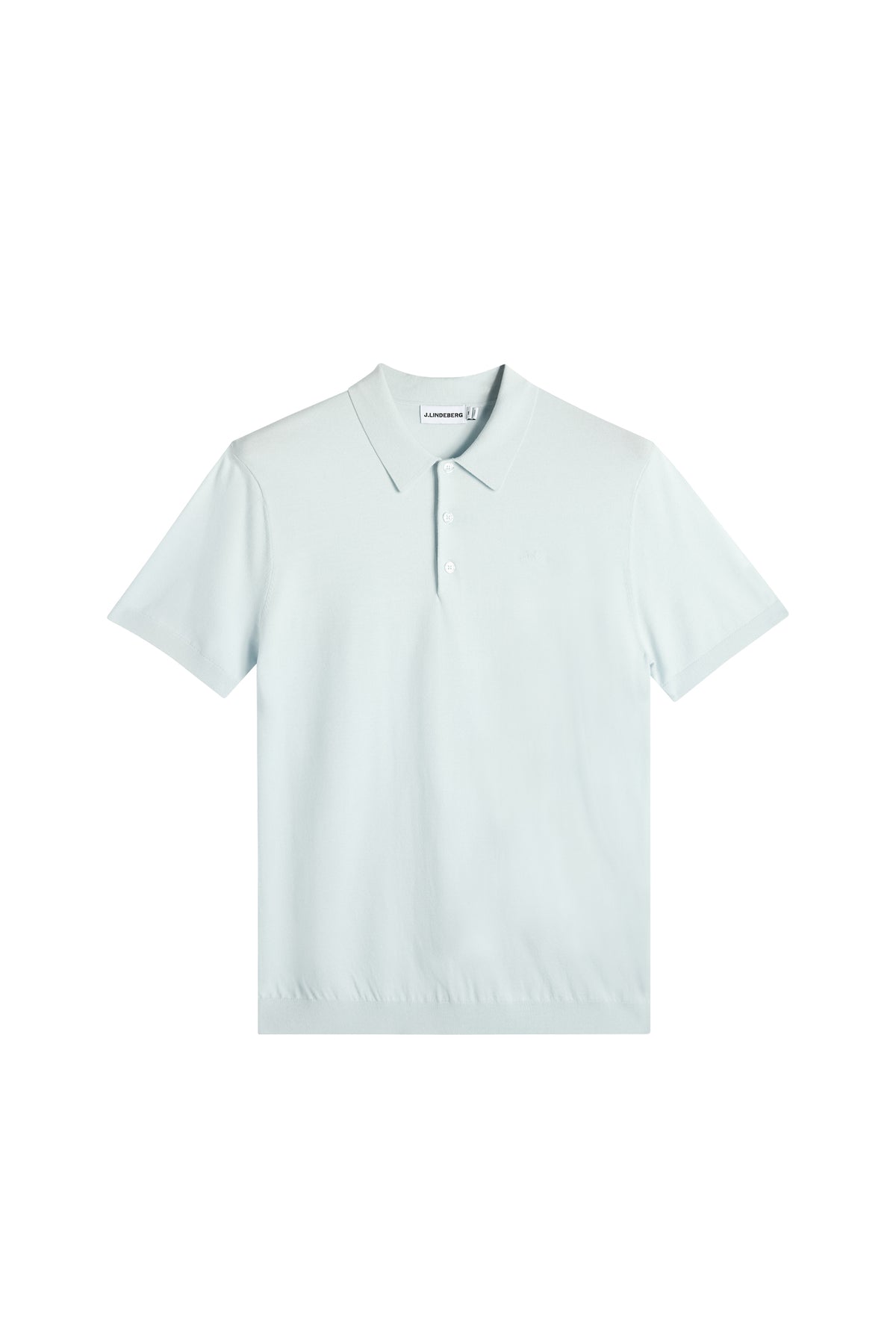 Ridge Knitted Polo in Skywriting by J.Lindeberg