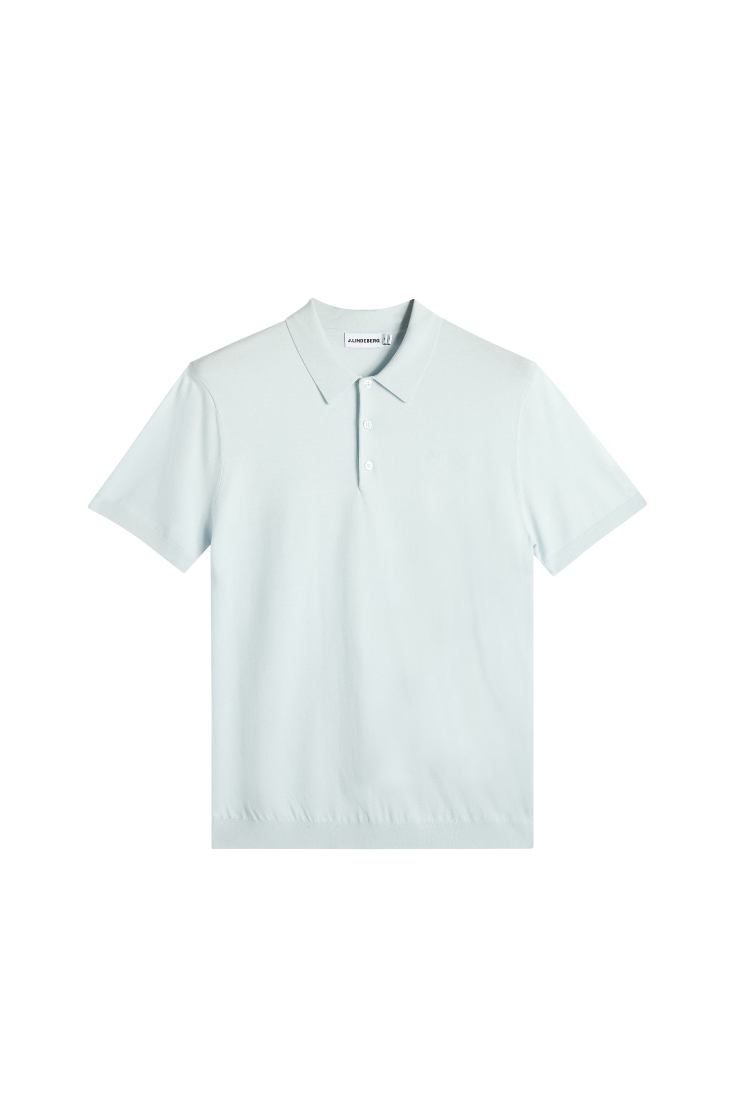 Ridge Knitted Polo in Skywriting by J.Lindeberg