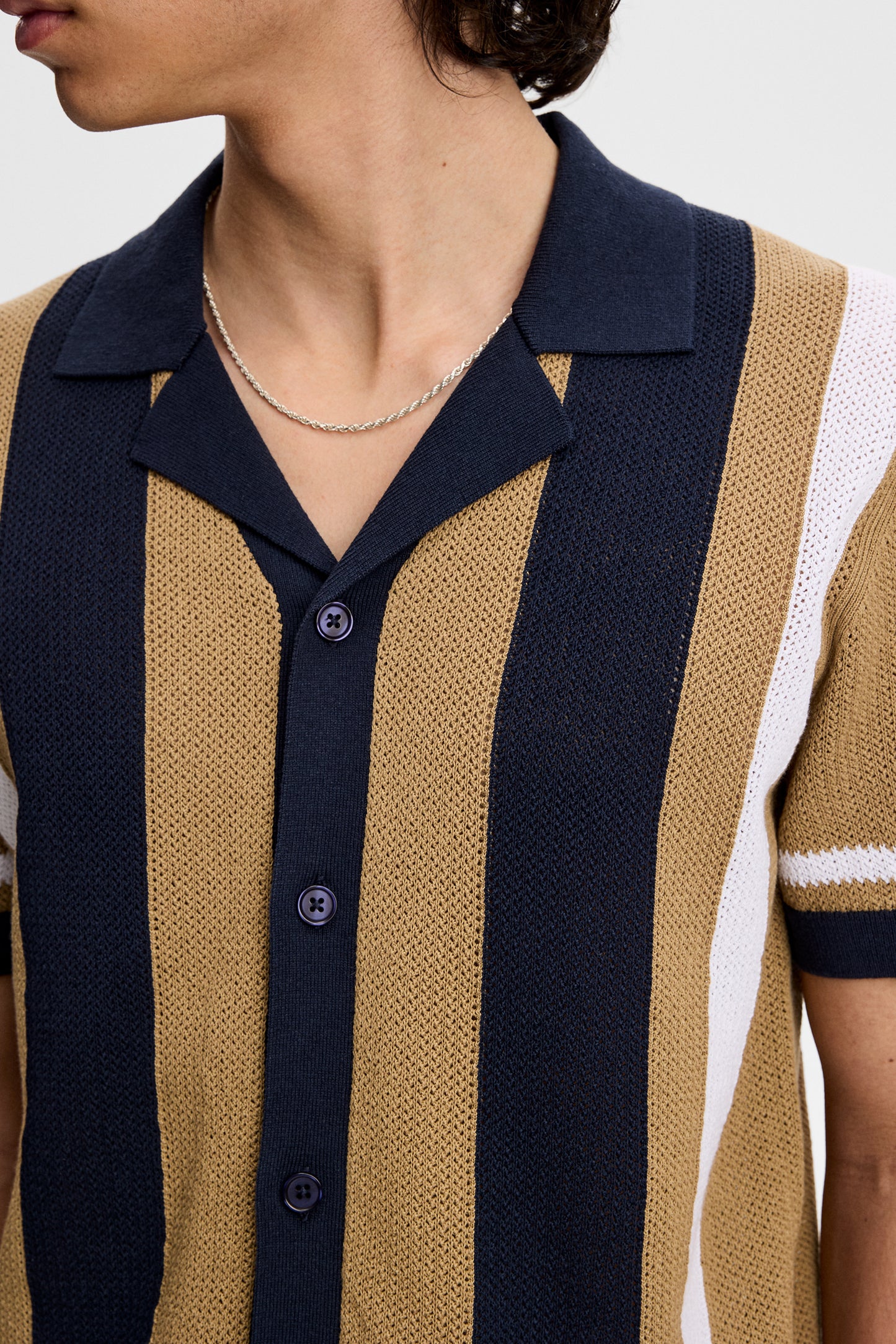 Remus Resort Collar Knit Polo in Kelp by J.Lindeberg