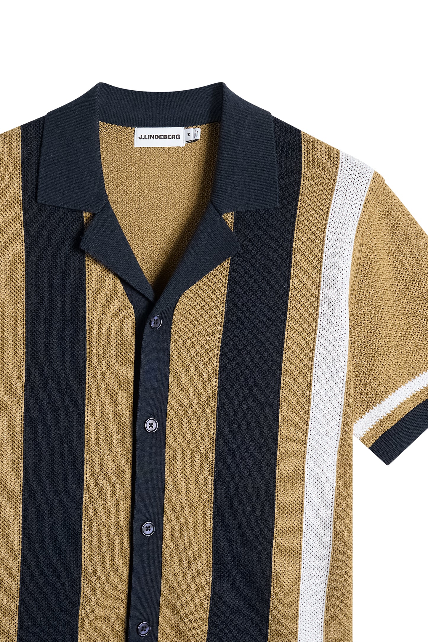 Remus Resort Collar Knit Polo in Kelp by J.Lindeberg