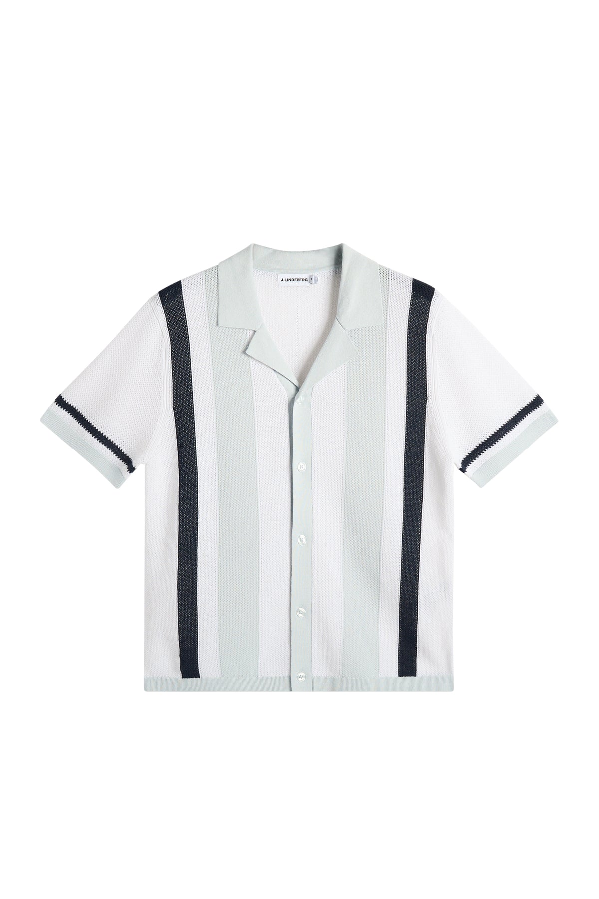 Remus Resort Collar Knit Polo in Skywriting by J.Lindeberg