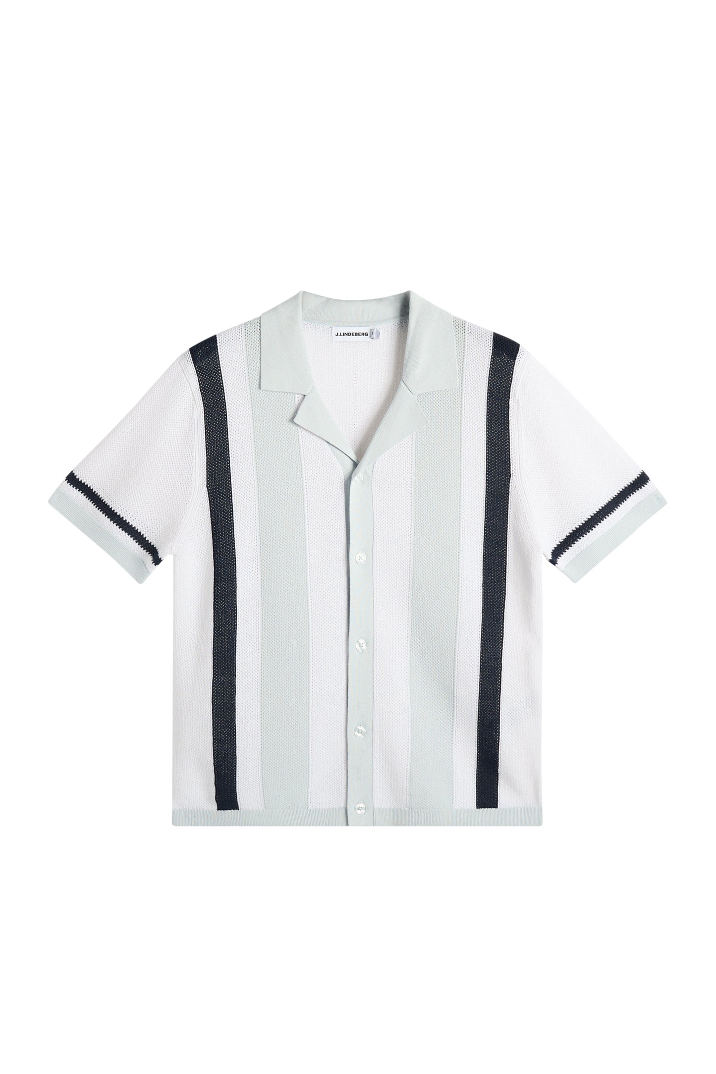 Remus Resort Collar Knit Polo in Skywriting by J.Lindeberg