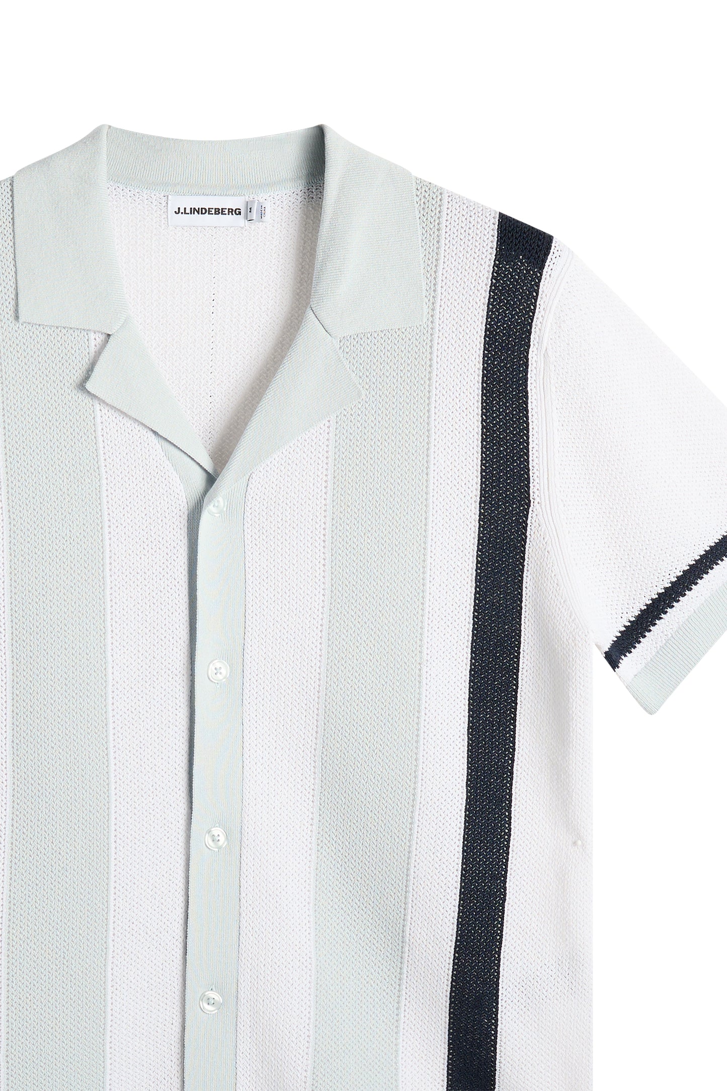 Remus Resort Collar Knit Polo in Skywriting by J.Lindeberg