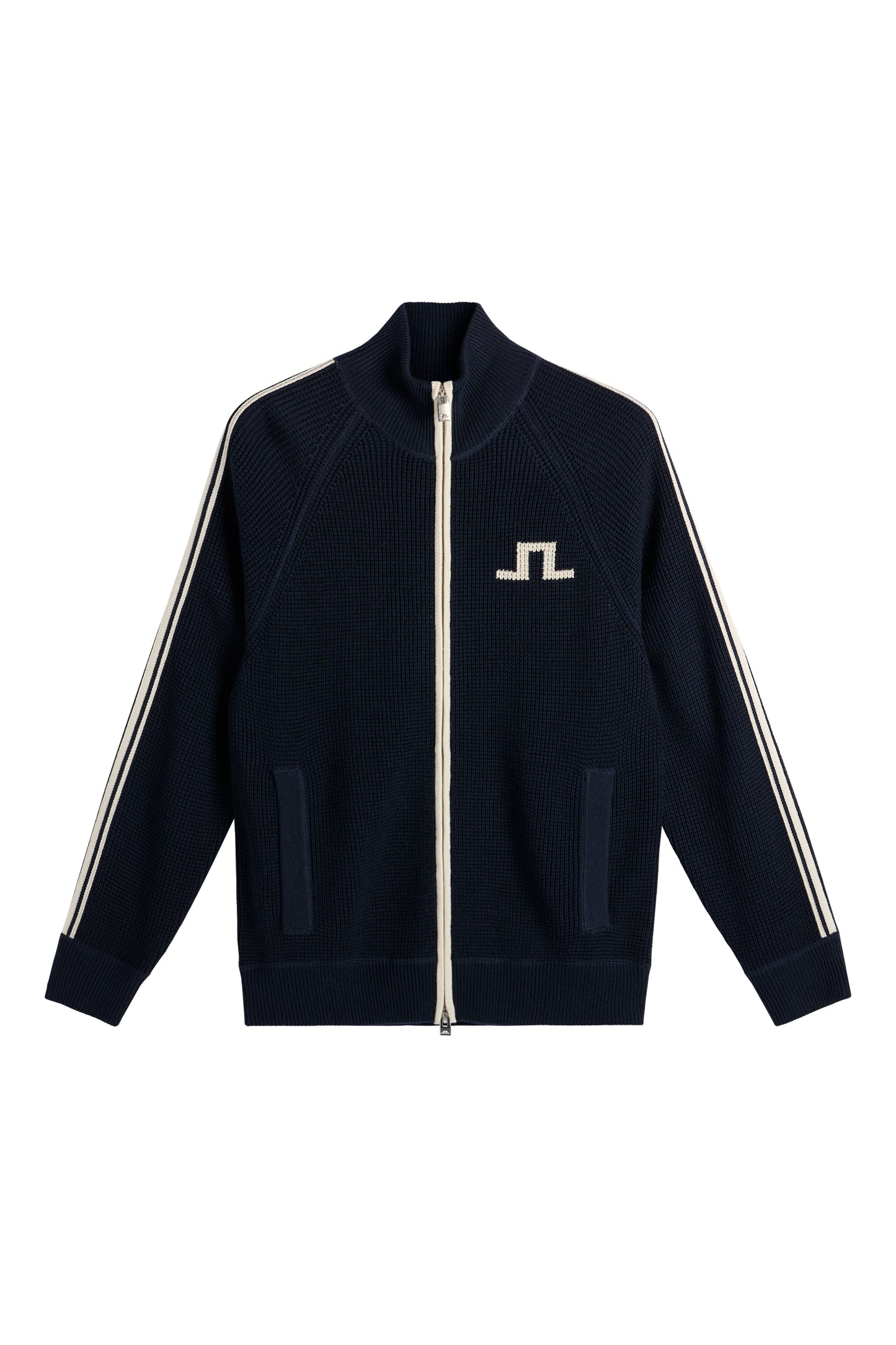 Craig Zip Knit Cardigan in JL Navy by J.Lindeberg