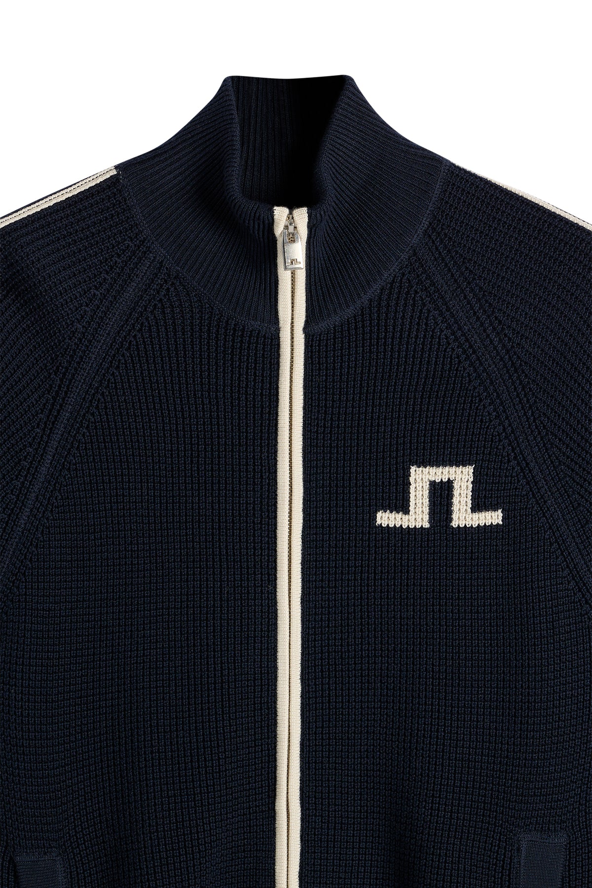 Craig Zip Knit Cardigan in JL Navy by J.Lindeberg