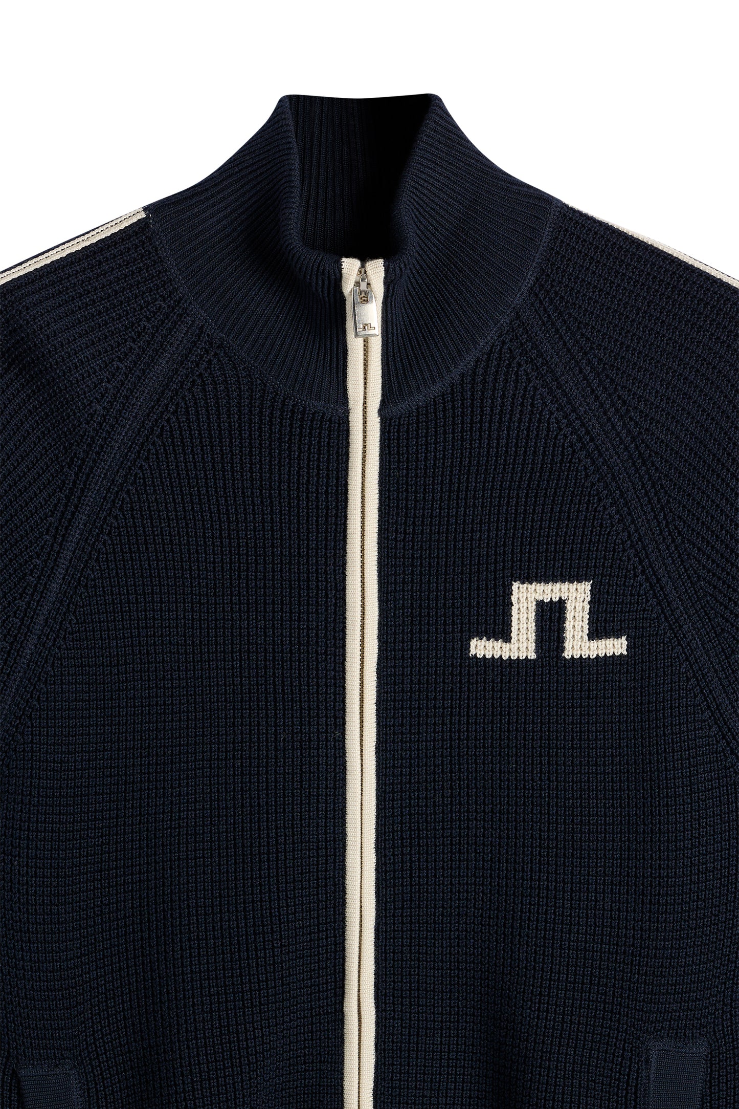 Craig Zip Knit Cardigan in JL Navy by J.Lindeberg