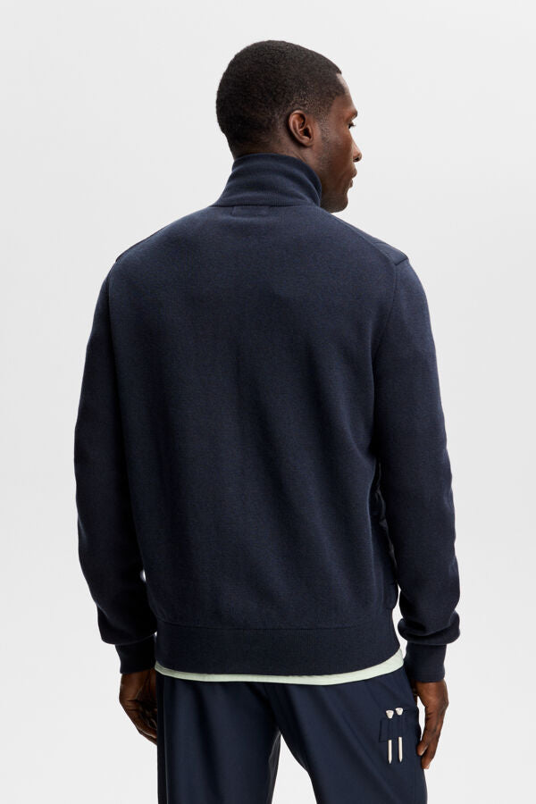 Boen Knit Hybrid Jacket / JL Navy