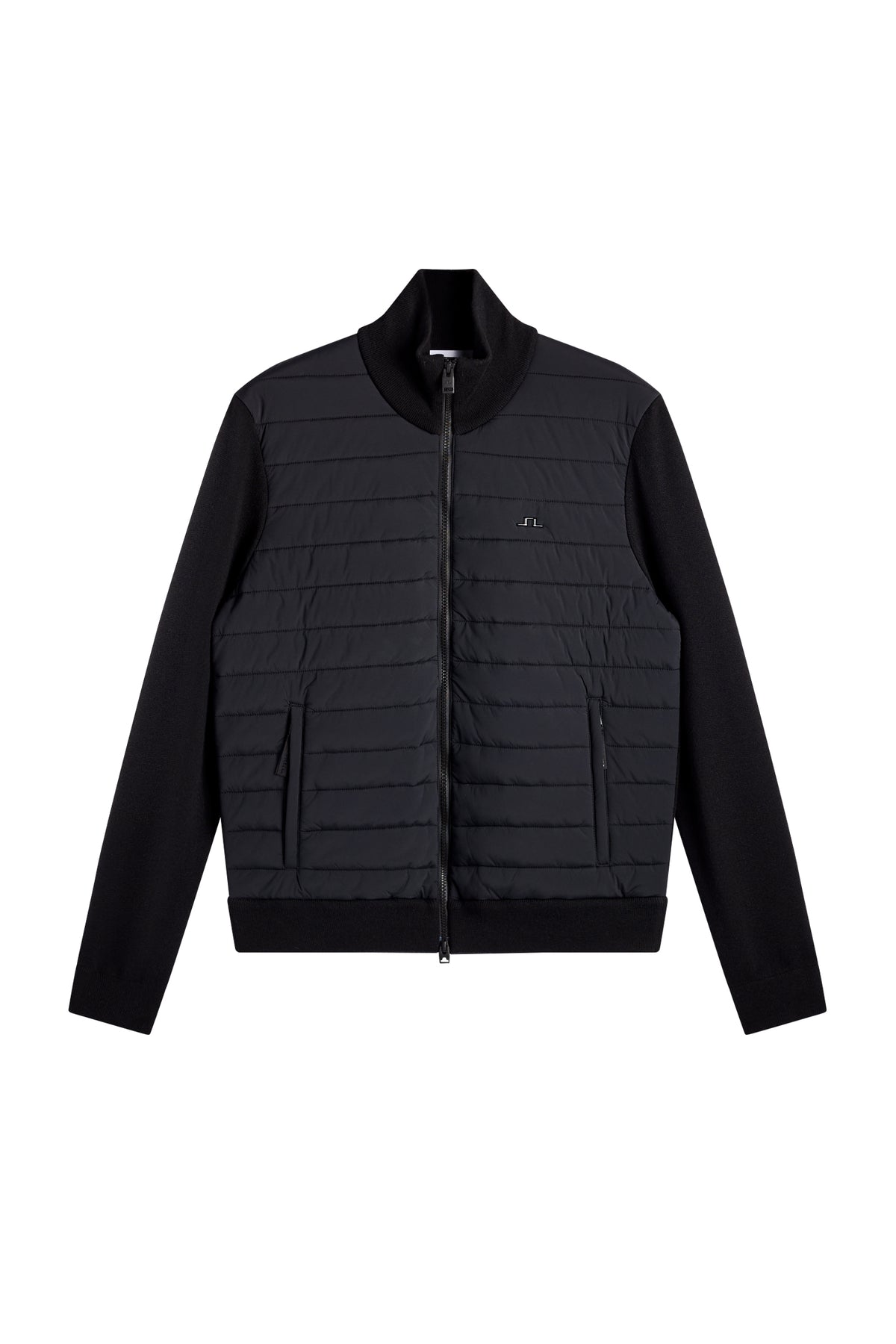 Boen Knit Hybrid Jacket in Black by J.Lindeberg