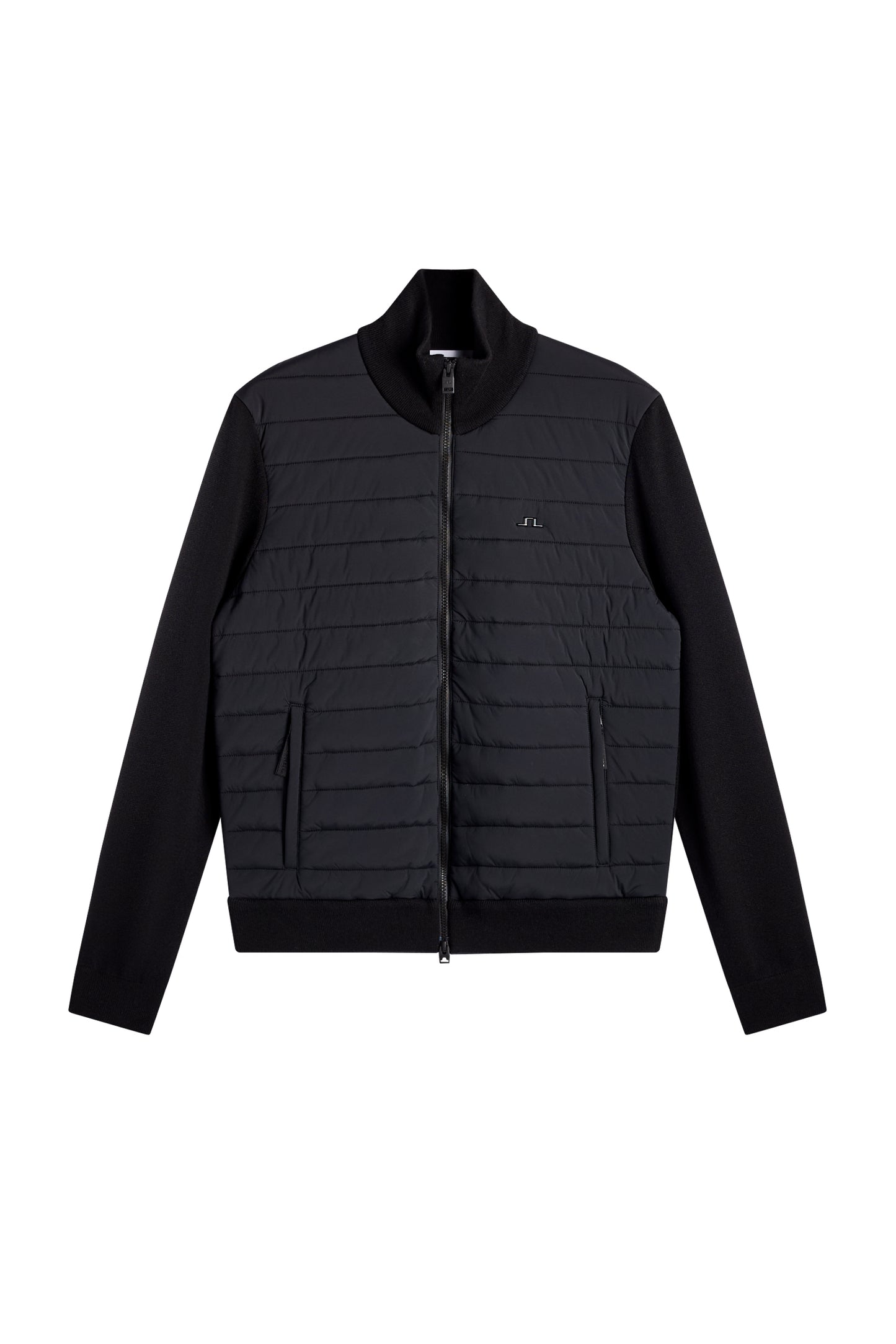 Boen Knit Hybrid Jacket in Black by J.Lindeberg