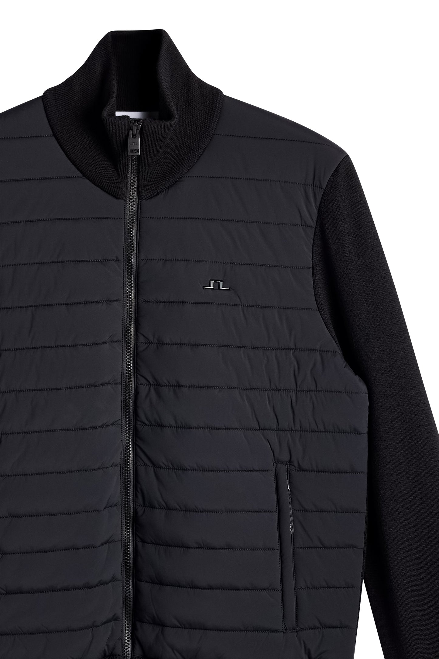 Boen Knit Hybrid Jacket in Black by J.Lindeberg
