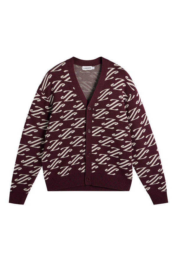Denny Jacquard Cardigan / Cardi Jacquard - Winetasting