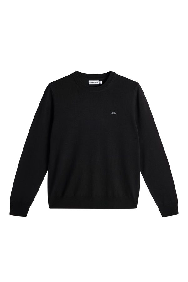Keane Merino Crew Neck / Black
