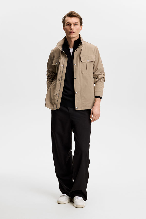 Kiyan Quarter Zip Sweater / Black