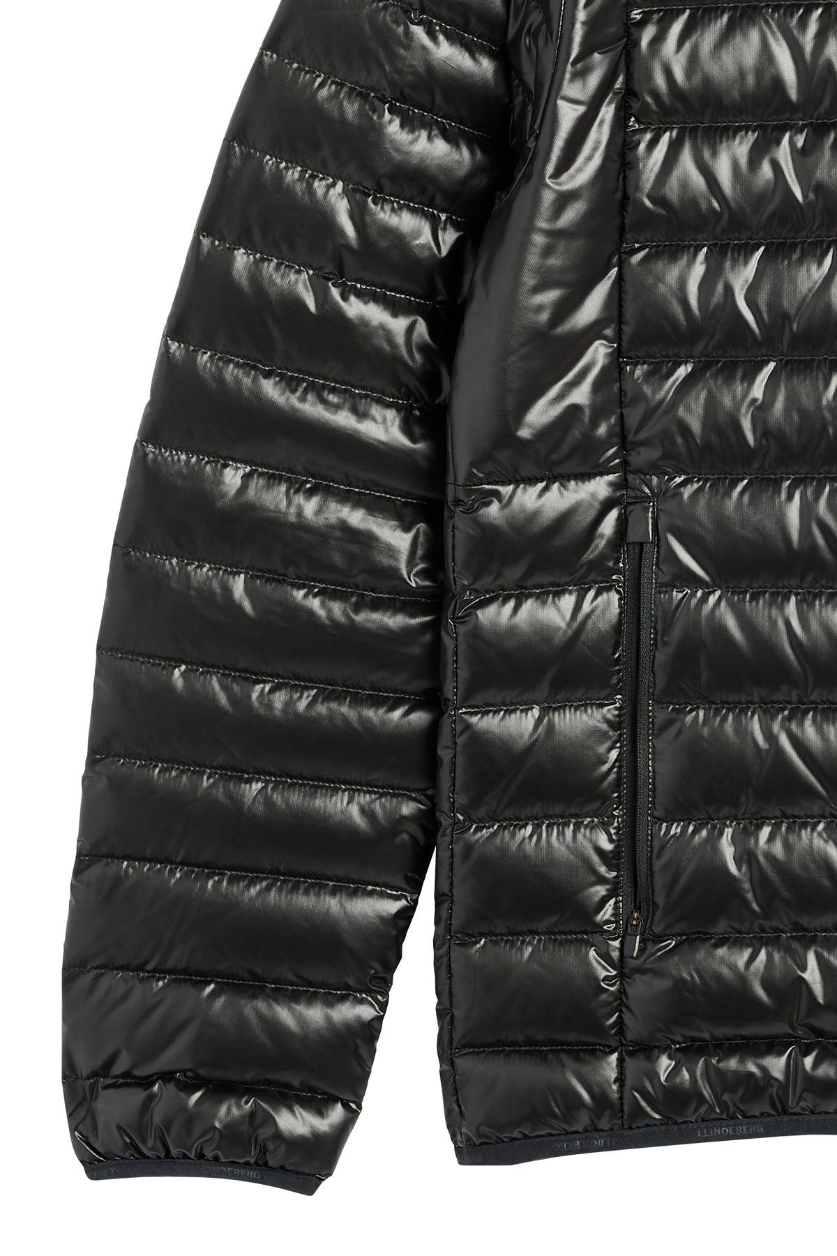 Oden Light Down Hood in Black by J.Lindeberg