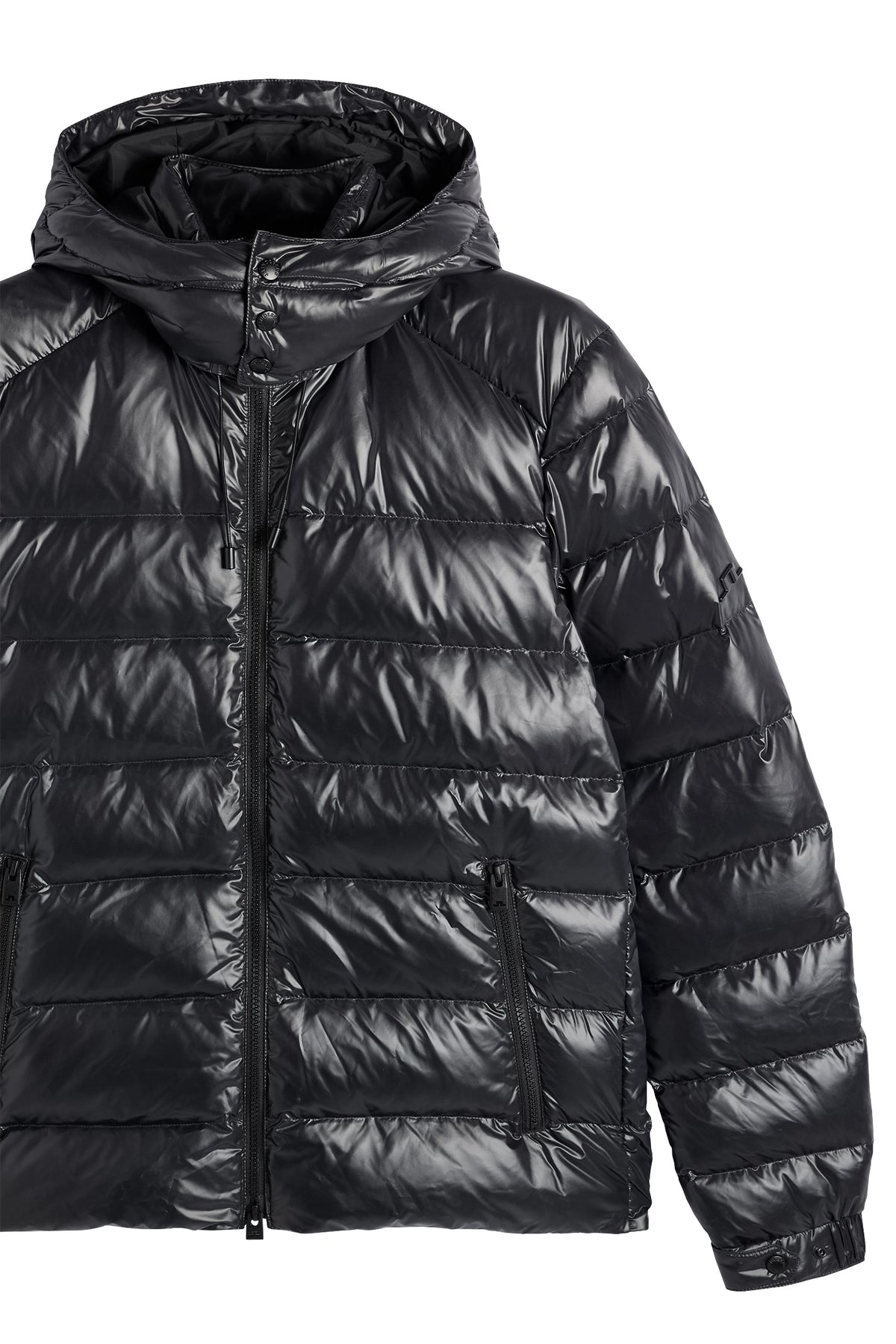 Creek Light Down Jacket in Black by J.Lindeberg