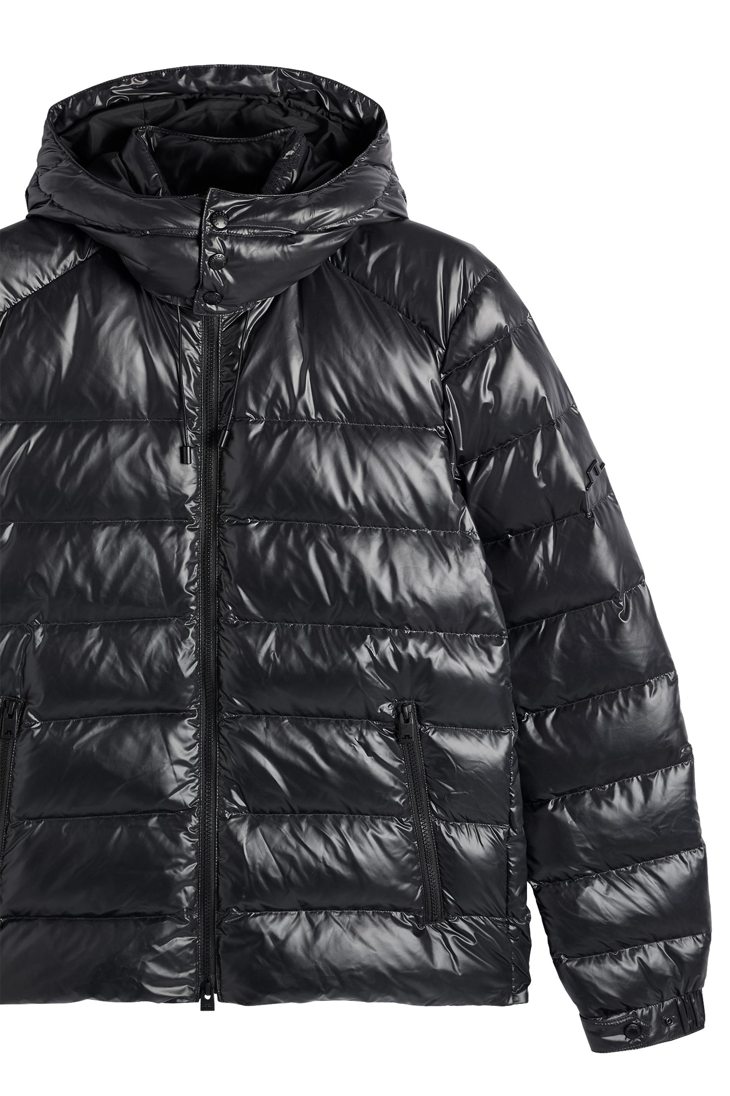 Creek Light Down Jacket in Black by J.Lindeberg