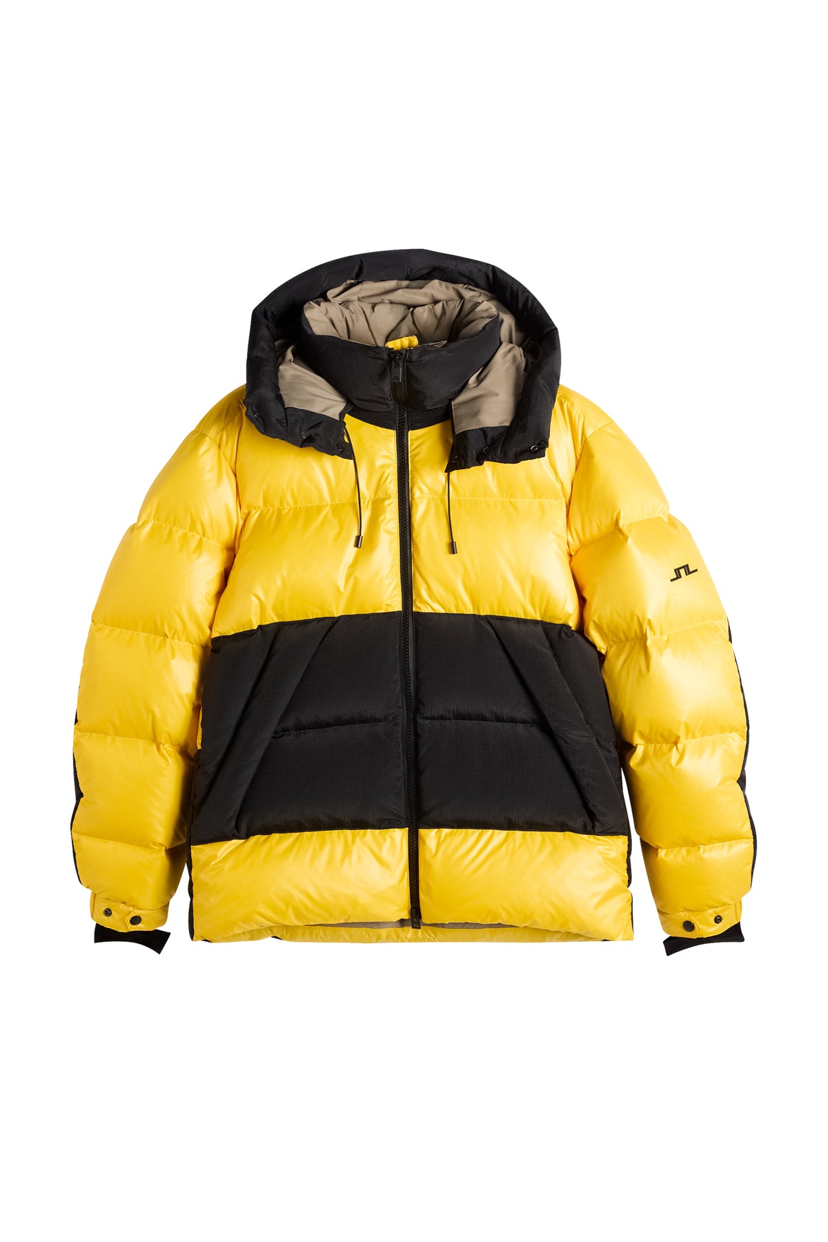 Creek Block Down Jacket in Bumblebee by J.Lindeberg