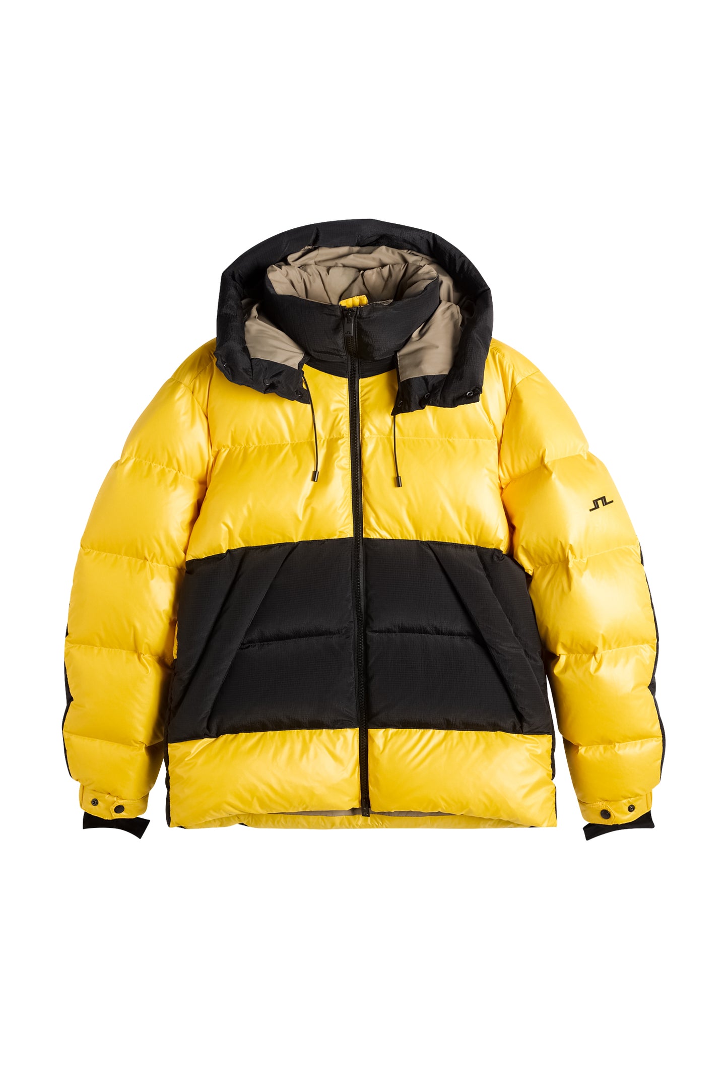 Creek Block Down Jacket in Bumblebee by J.Lindeberg