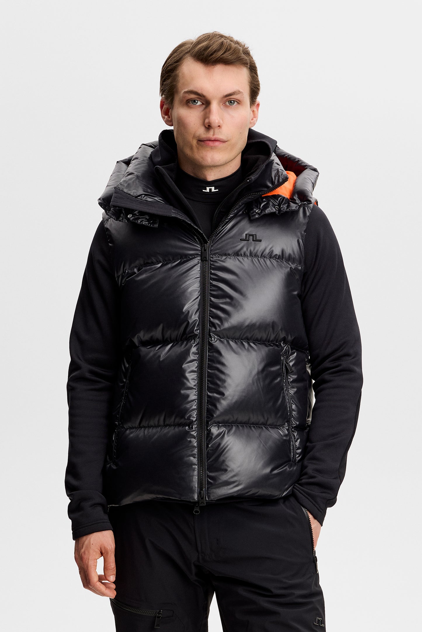 Creek Down Vest in Black by J.Lindeberg