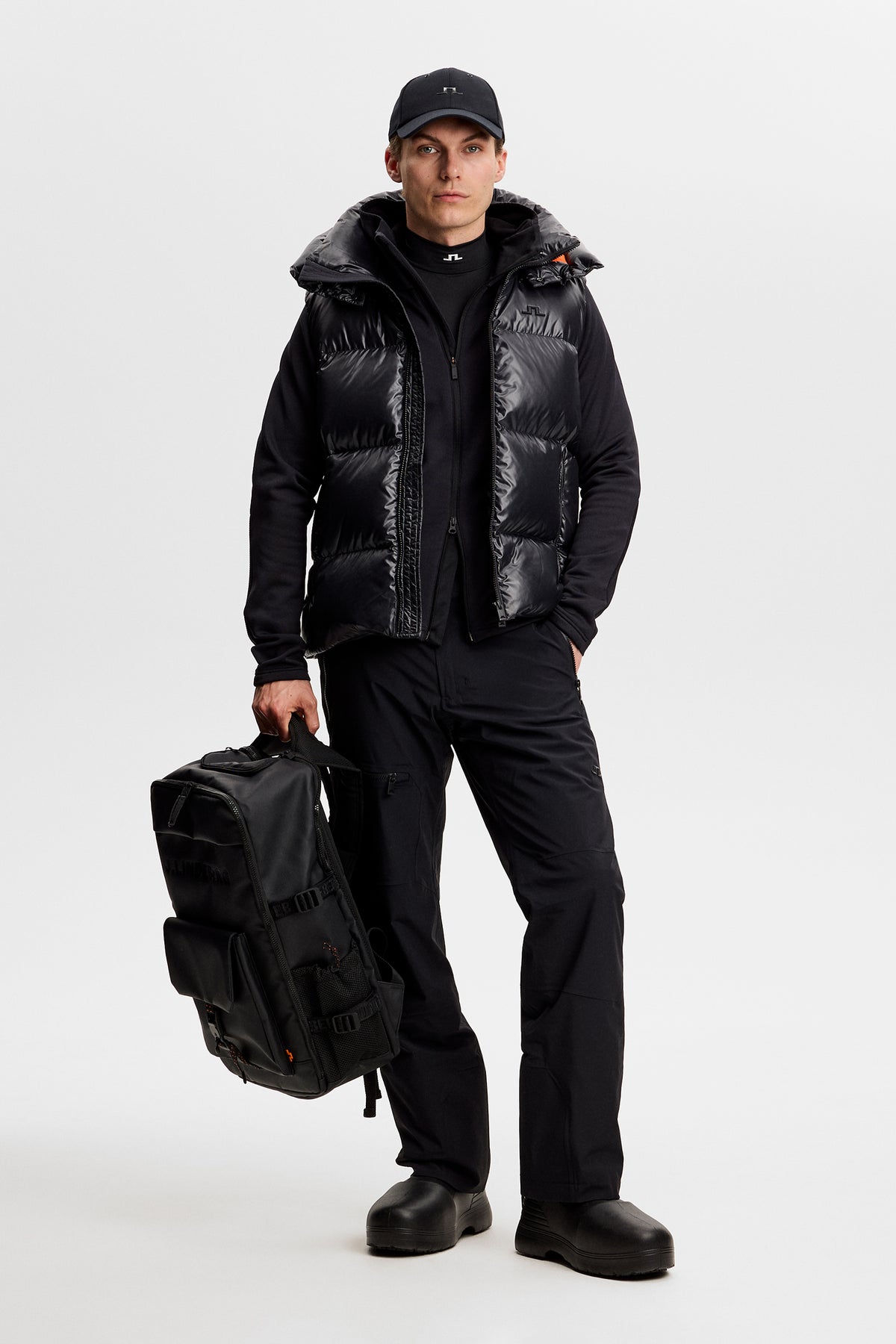 Creek Down Vest in Black by J.Lindeberg