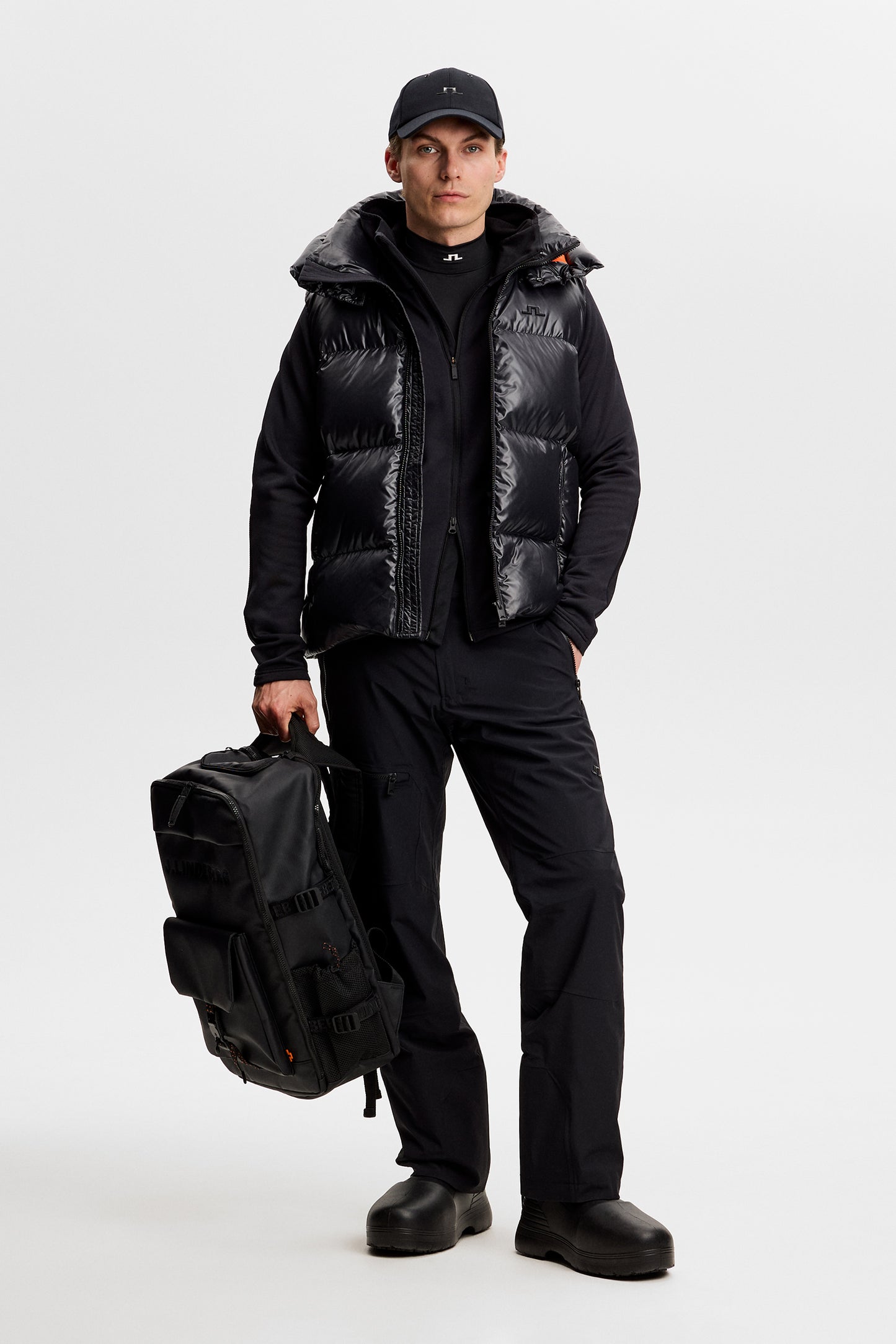Creek Down Vest in Black by J.Lindeberg