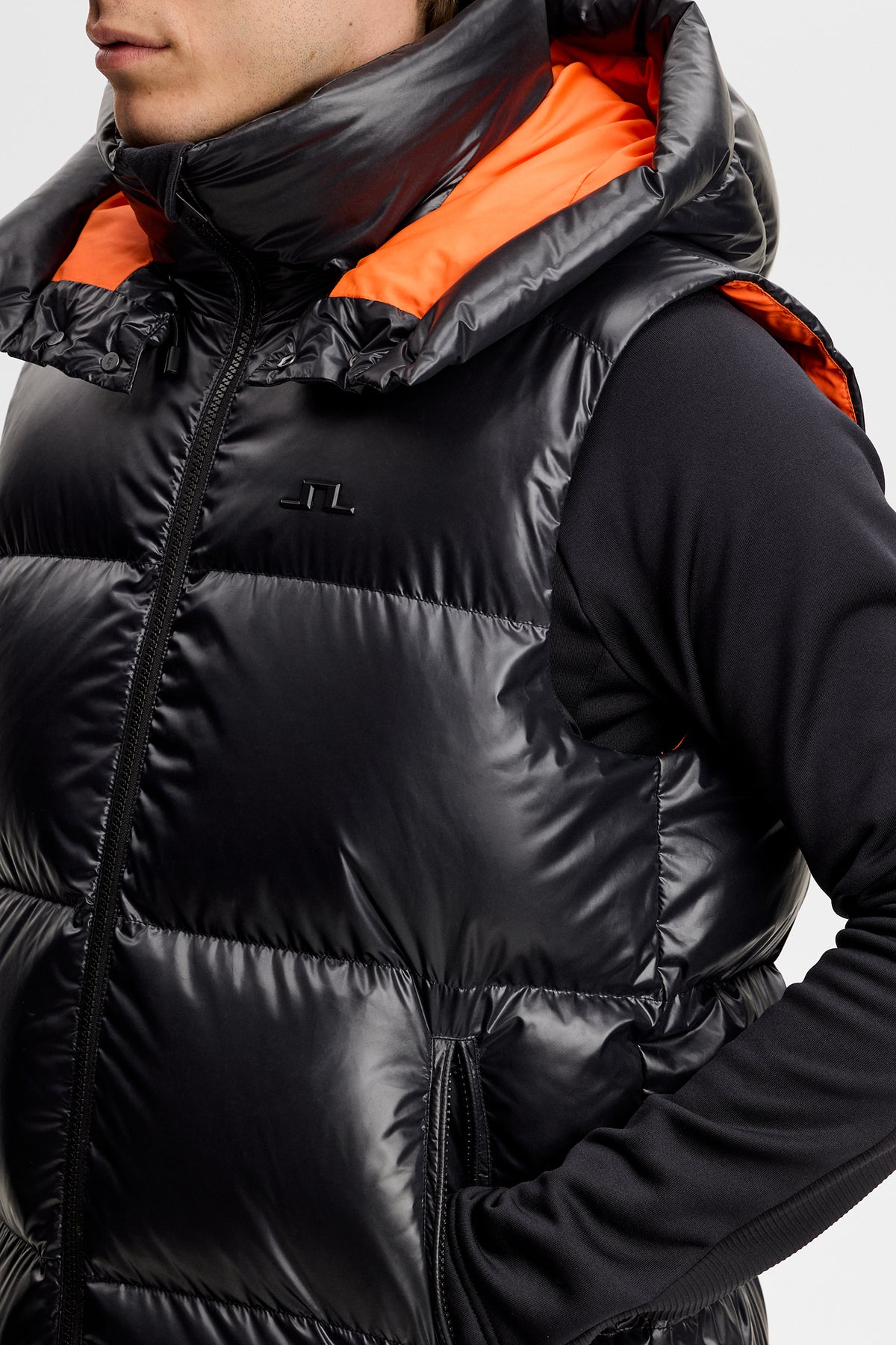 Creek Down Vest in Black by J.Lindeberg