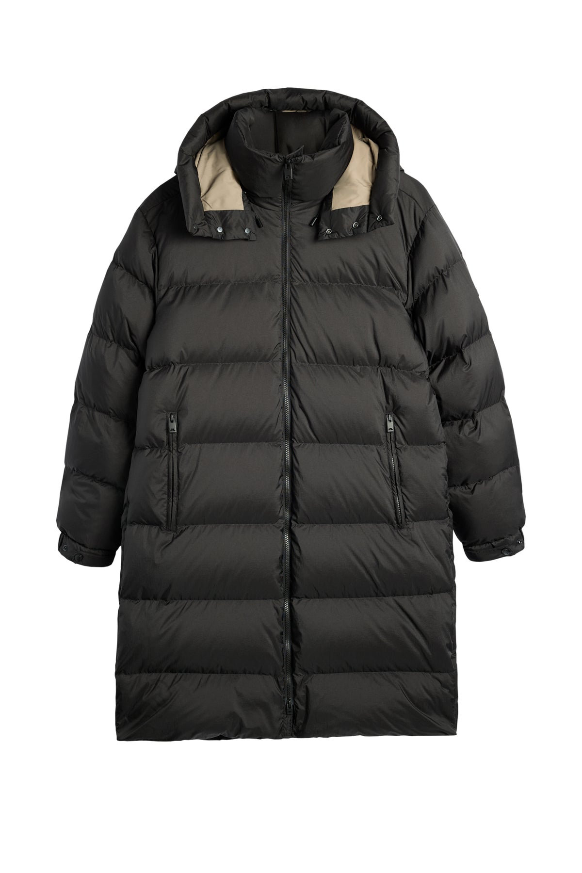 Creek Crinkle Down Parka in Black by J.Lindeberg