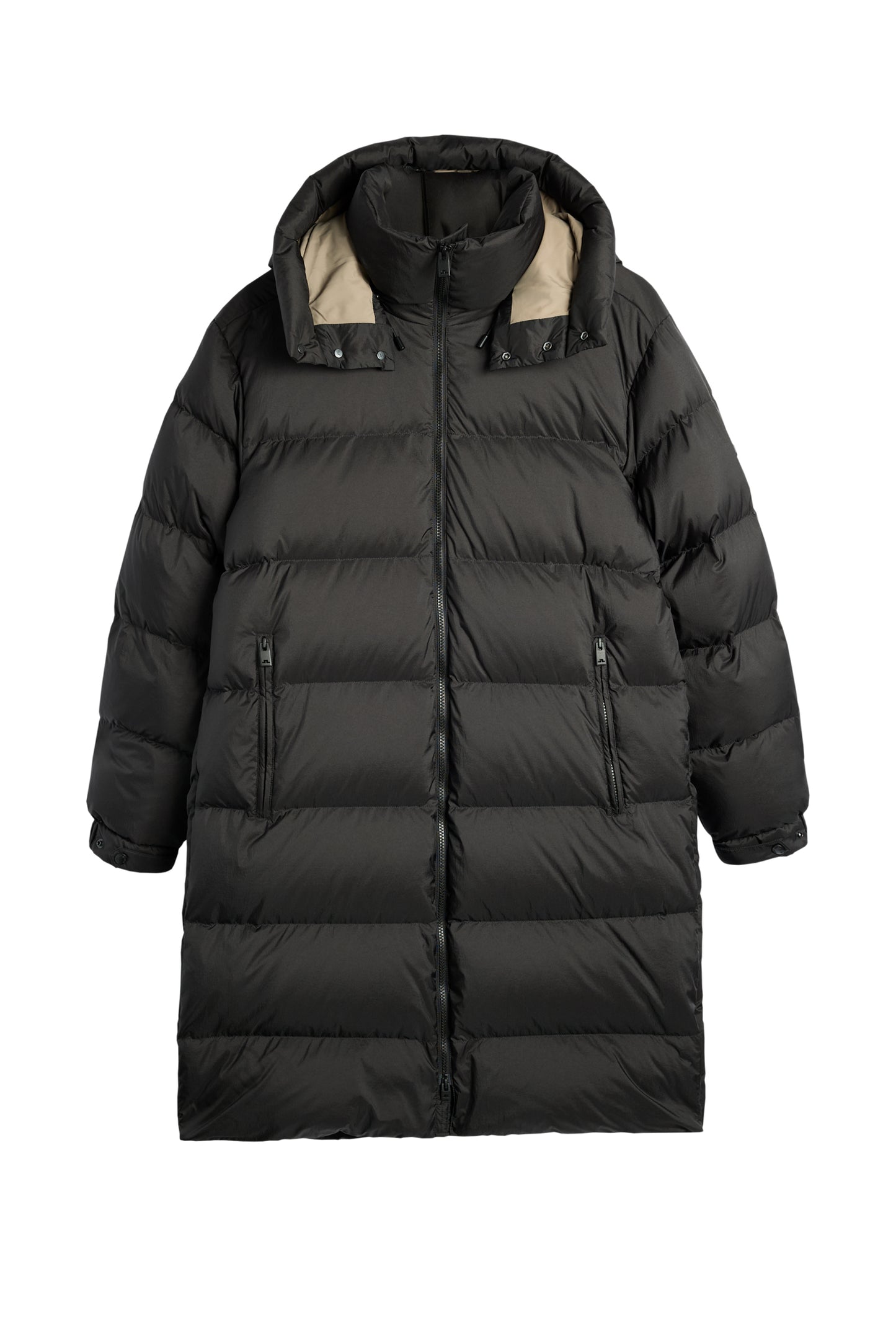 Creek Crinkle Down Parka in Black by J.Lindeberg