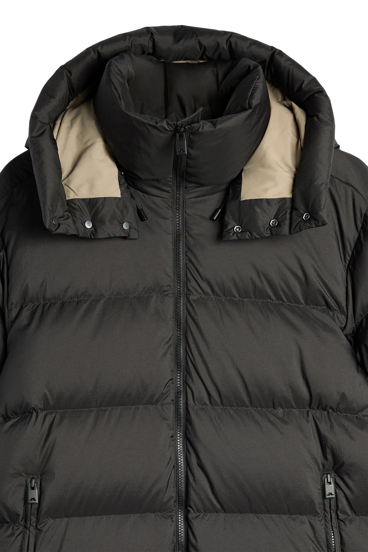 Creek Crinkle Down Parka in Black by J.Lindeberg