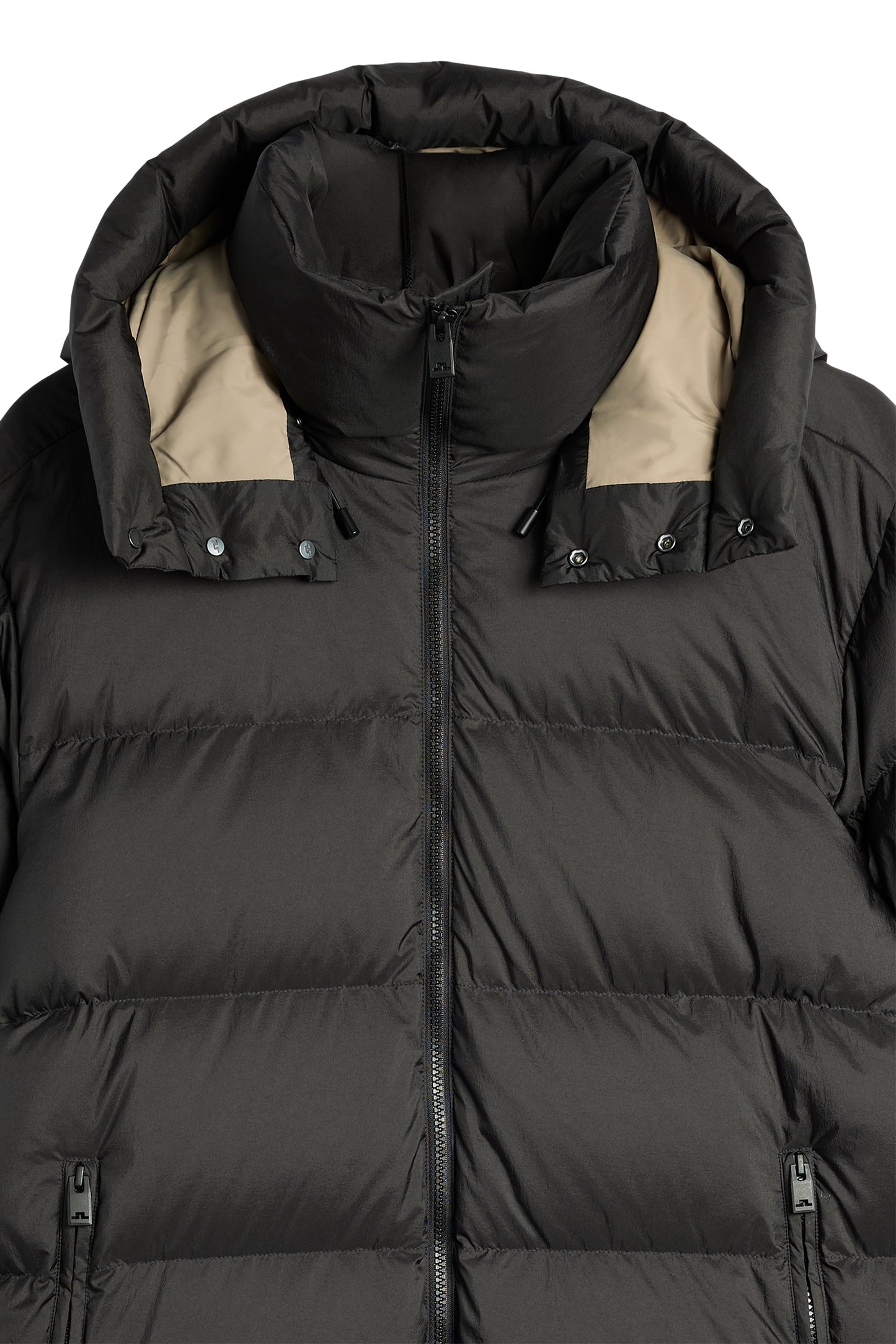 Creek Crinkle Down Parka in Black by J.Lindeberg