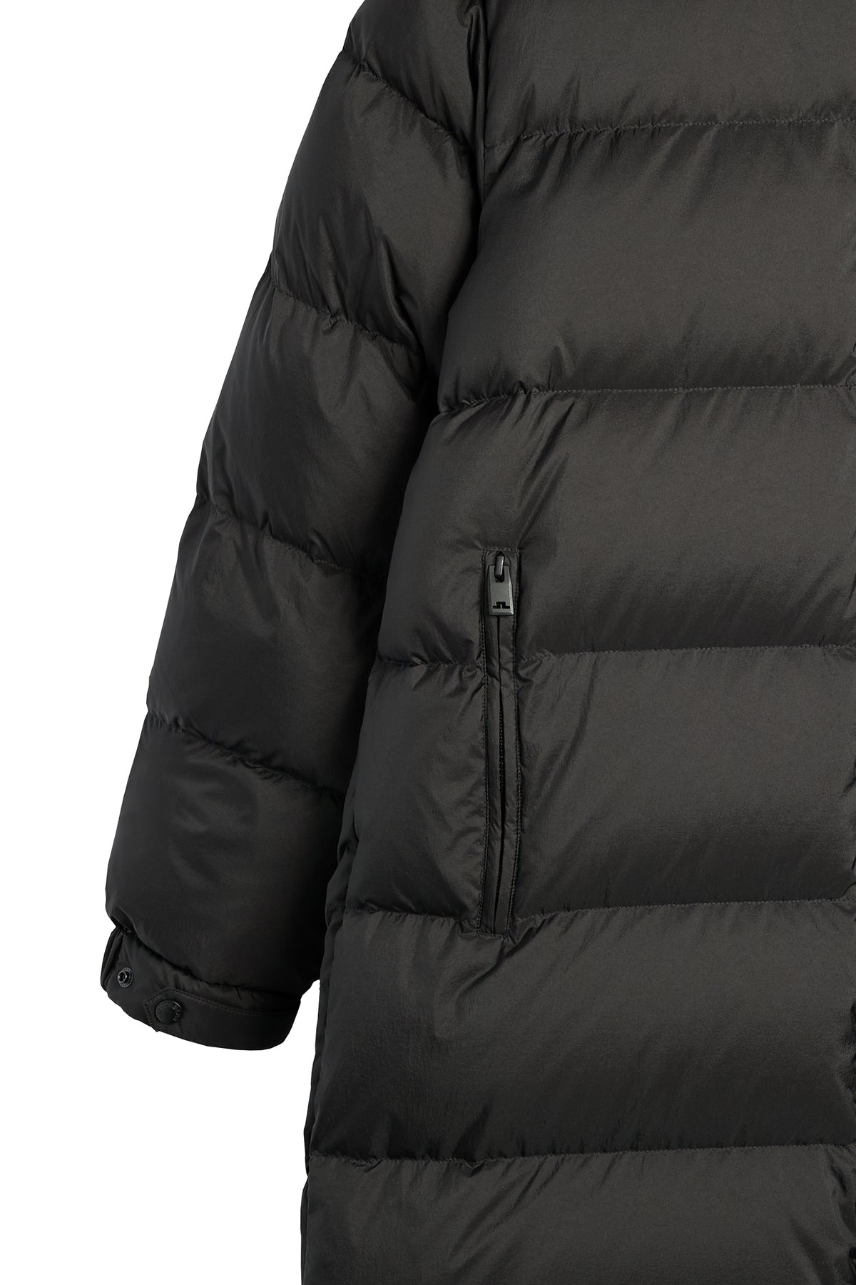 Creek Crinkle Down Parka in Black by J.Lindeberg