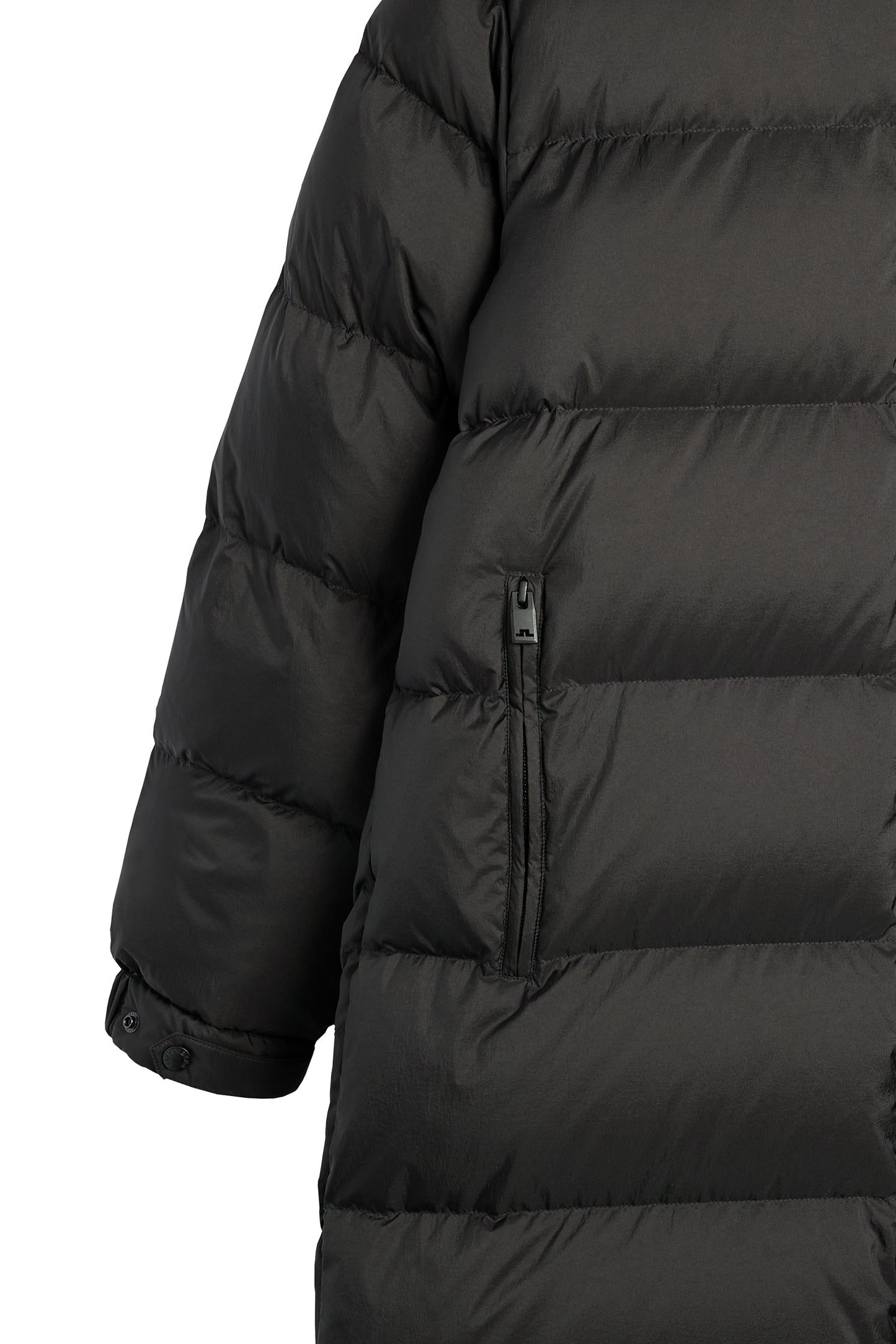 Creek Crinkle Down Parka in Black by J.Lindeberg