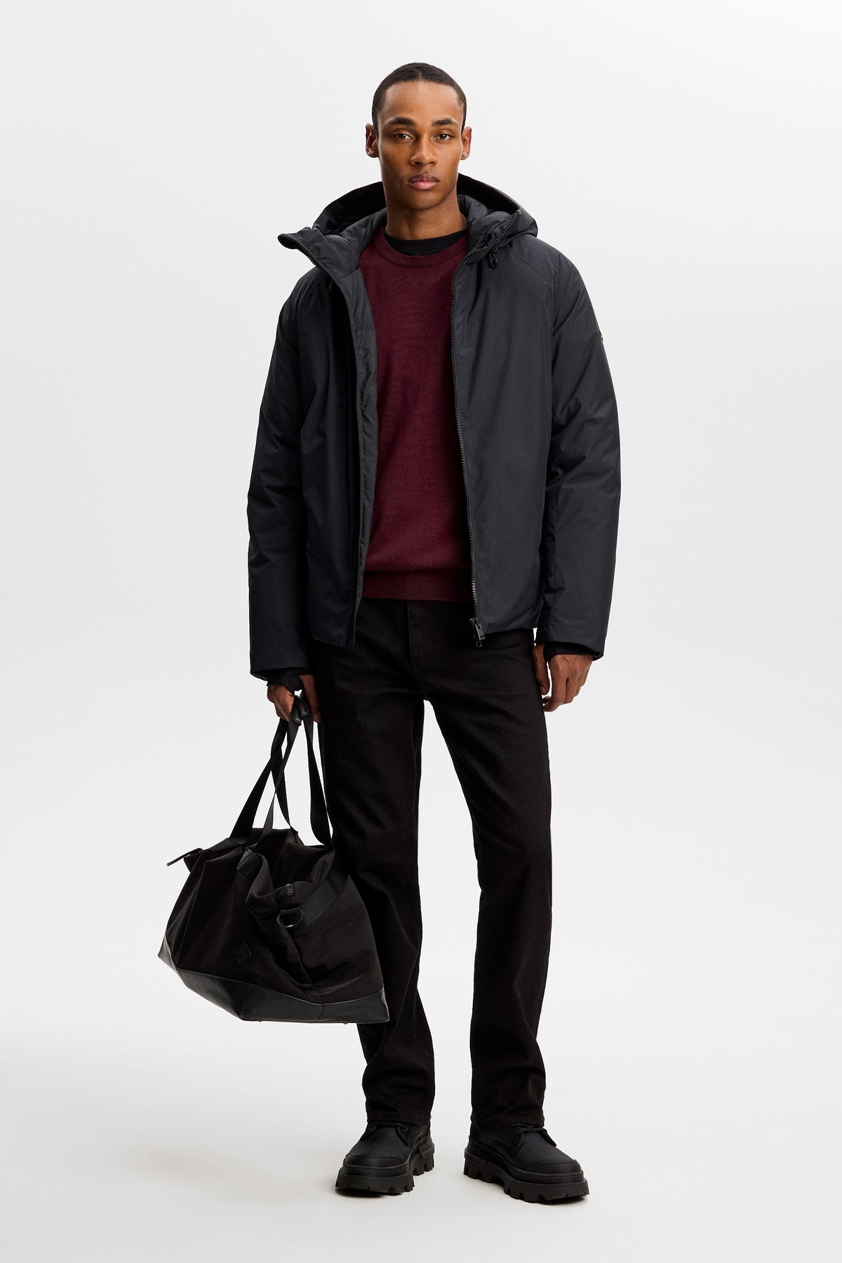 Alvin Down Jacket in Black by J.Lindeberg