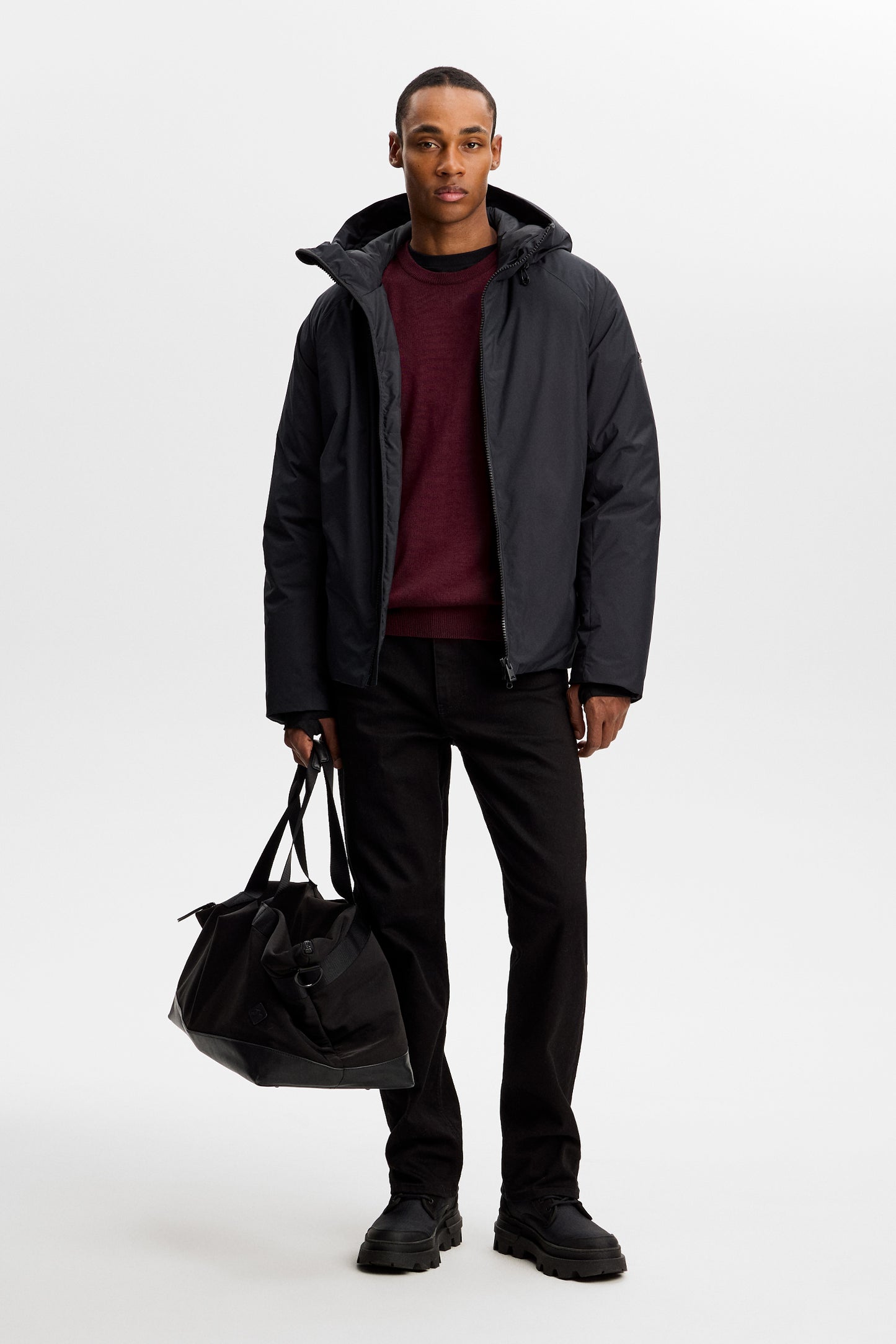 Alvin Down Jacket in Black by J.Lindeberg