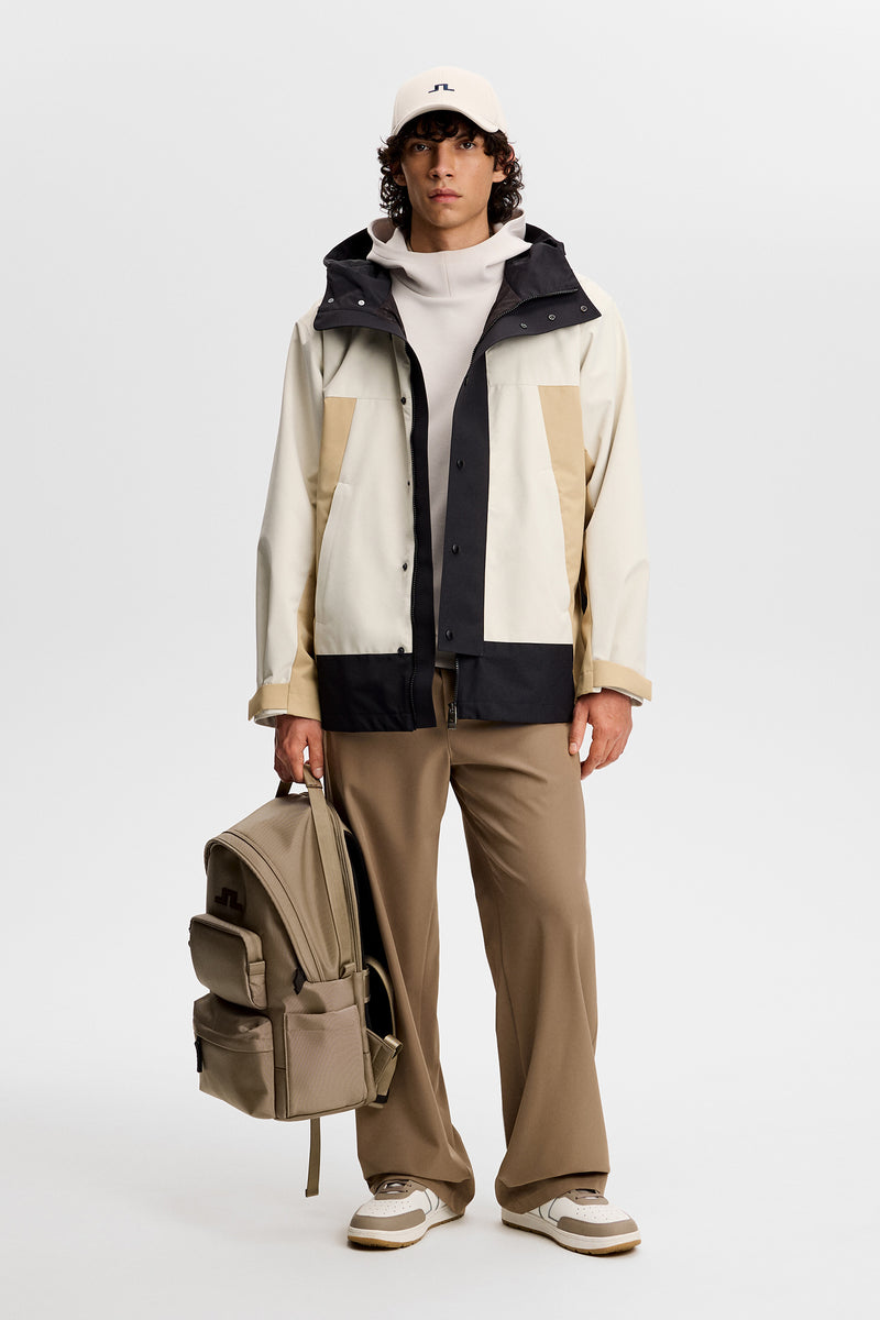 Fabio color block jkt in Black by J.Lindeberg