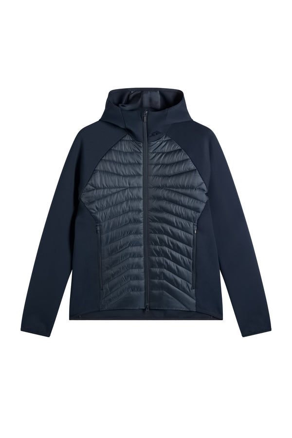 Heyden Quilt Hybrid Hood / JL Navy