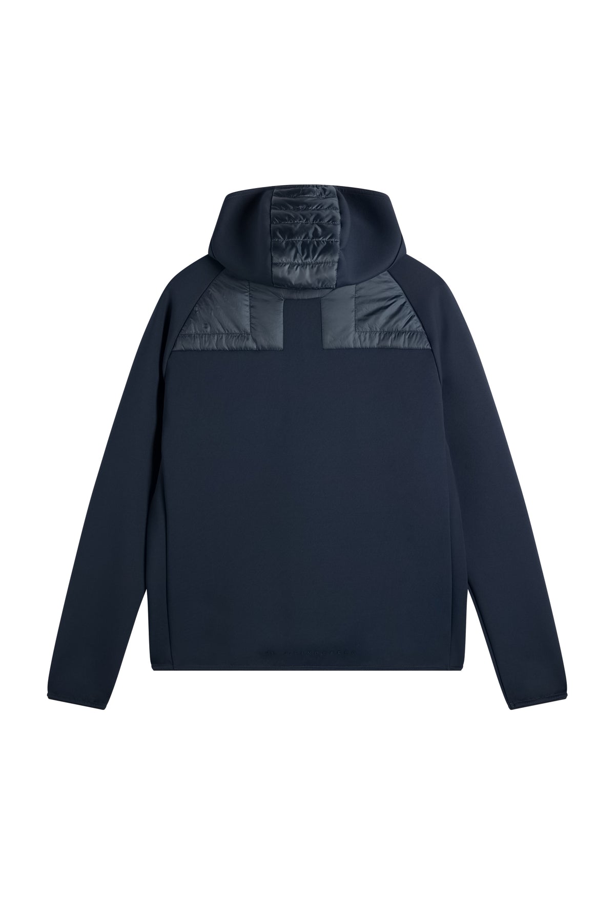 Heyden Quilt Hybrid Hood in JL Navy by J.Lindeberg