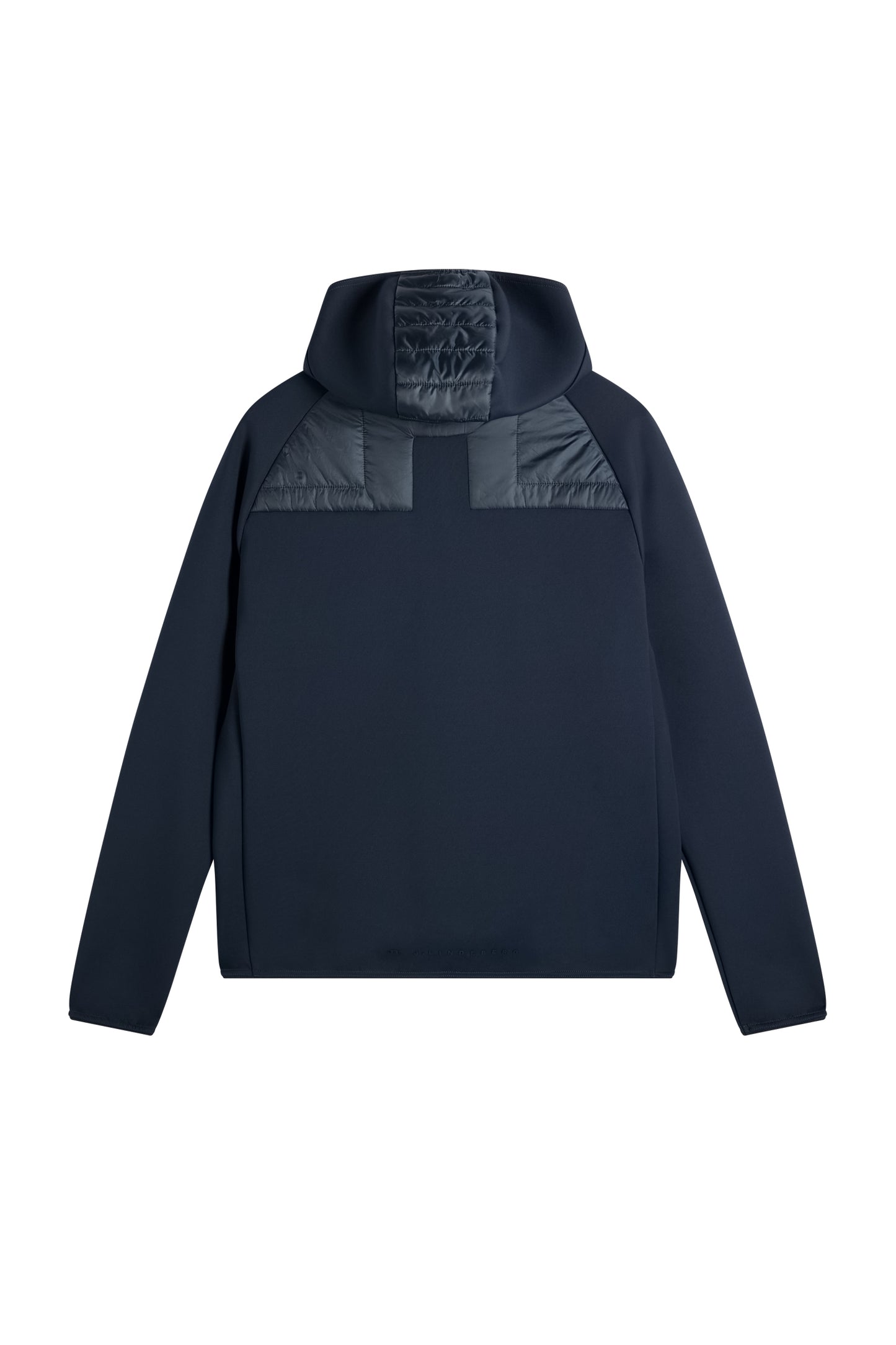Heyden Quilt Hybrid Hood in JL Navy by J.Lindeberg