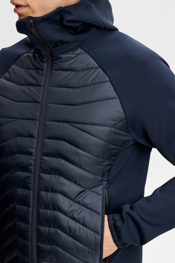 Heyden Quilt Hybrid Hood / JL Navy