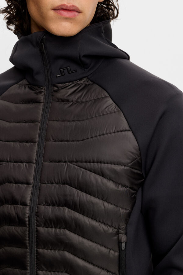 Heyden Quilt Hybrid Hood / Black